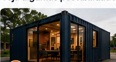 Inspiração de escritório em container